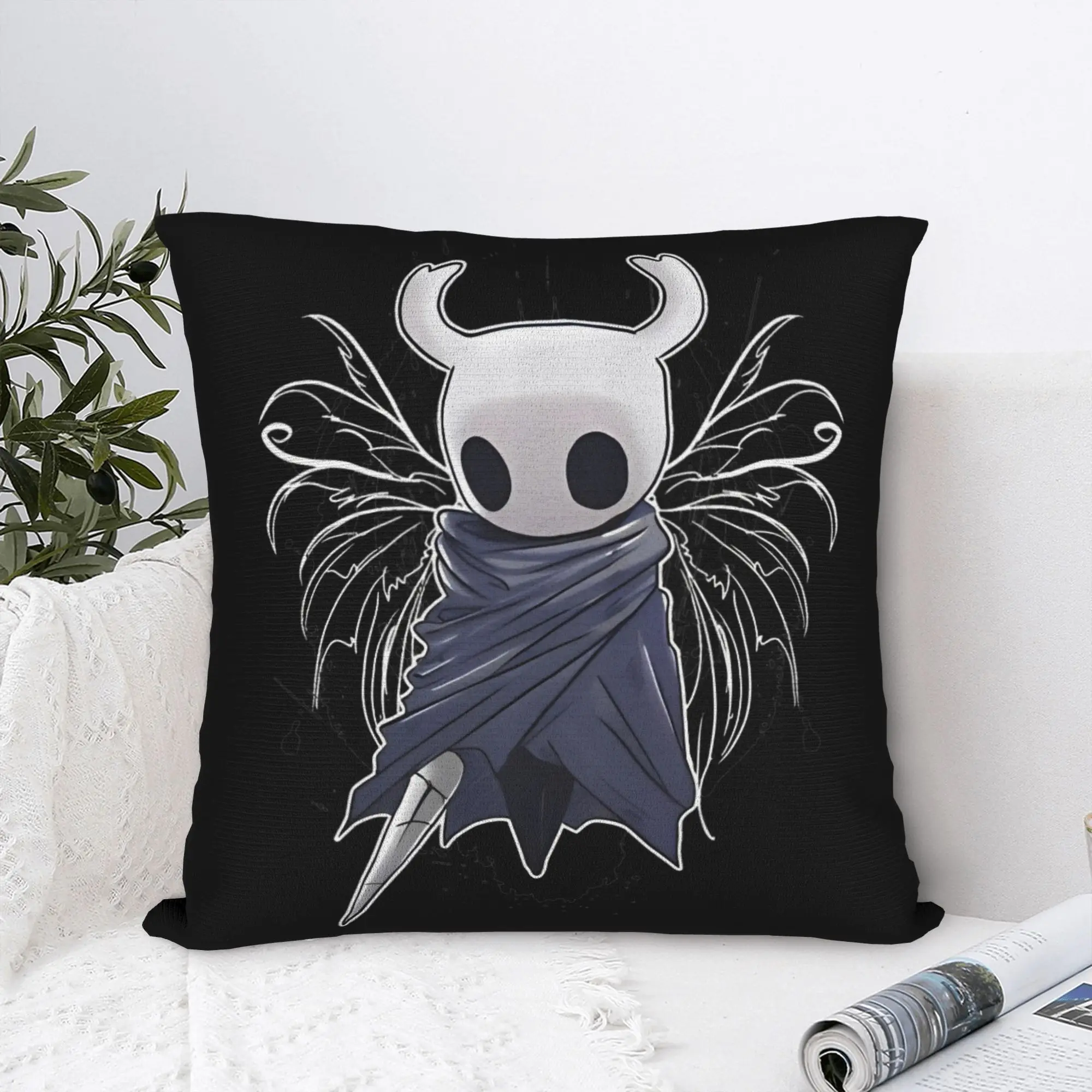 

Наволочка Hollow Knight 2020, чехол для подушки из полиэстера, декор, инди-игры, экшн-приключение, наволочка, чехол для сиденья, оптовая продажа