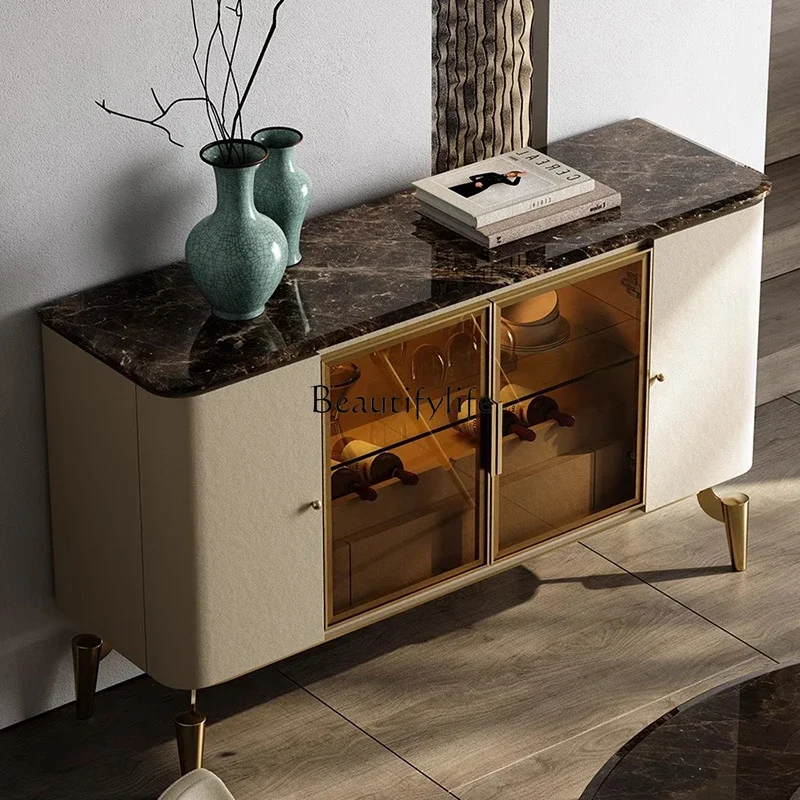 yj5 Multifunctional Partitions Bar Cabinet Shelves Living Room Wine Cabinet Storage Luxury Nordic Armoire Lounge Suite Furniture