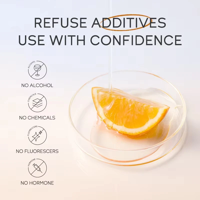 LAIKOU فيتامين C مجموعة العناية بالبشرة (5 قطعة) التطهير العميق منظف للوجه كريم وجه مرطب الحبر مصل العين هدية صندوق العناية بالبشرة