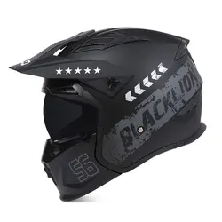 Removable Chin Full Face Motorcycle Helmet Four Seasons Safety Racing Sports Downhill Capacete Open Face Casco DOT ECE Approved