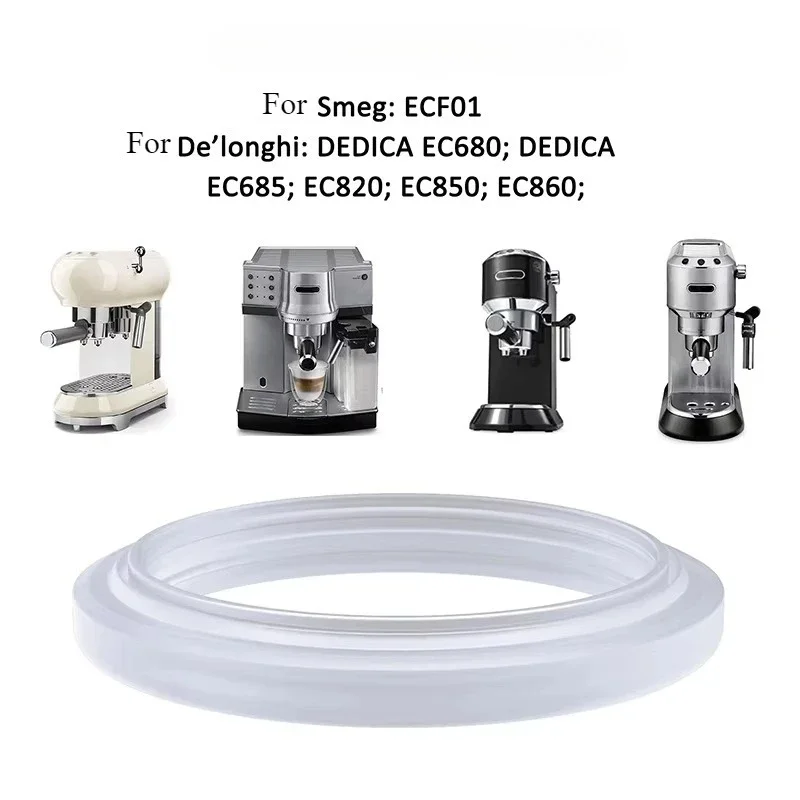 JUSTINLAU Coffee Machine Silicone Brew Head Gasket O-Ring Seal Rings Professional Part Seal for DeLonghi EC685/EC680/EC850/860