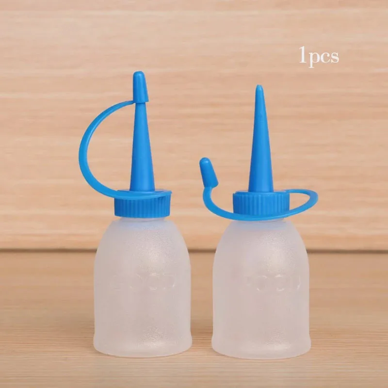 30ml Needle Tip Plastic Rosin Bottle Cleaning Liquid Flux Alcohol Oil Dispenser Plastic Hand Bottle Cleaner DIY Repair Tool