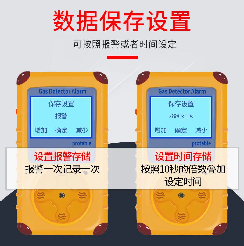 Zhongan Exploration KP826 Four-in-One Gas Detector Portable Flammable and Toxic Oxygen VOC Formaldehyde Detector