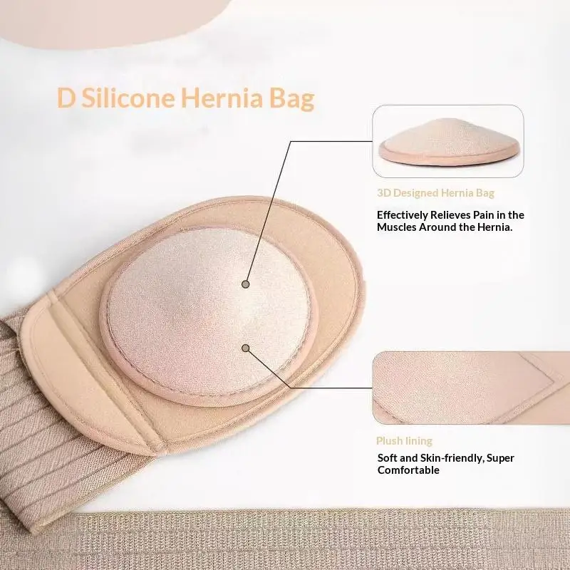 1Pcs Abdominal Binder Adjustable Truss Support With Compression Pads Umbilical Hernia Belt For Men & Women