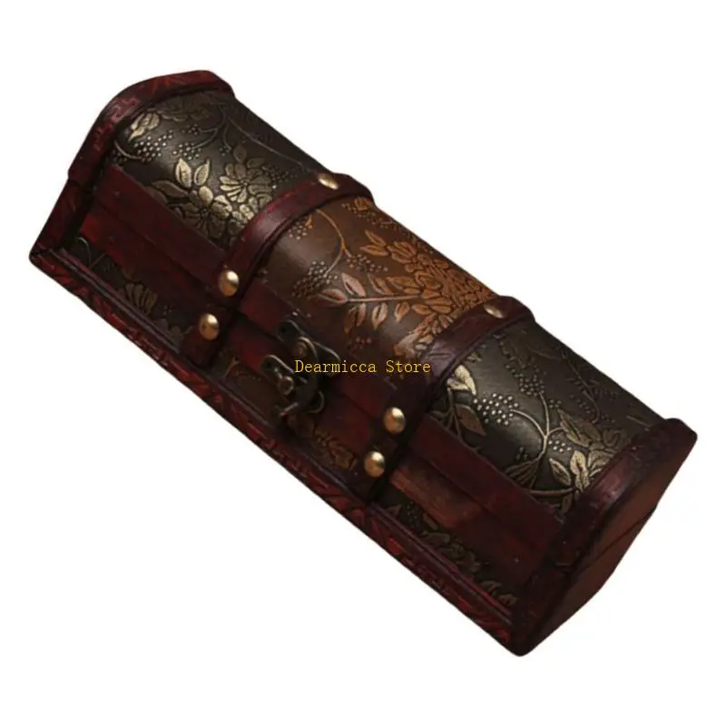 

P0UE Beautifully Craft Sturdy Hairpin Storage Chest for Home Decoration