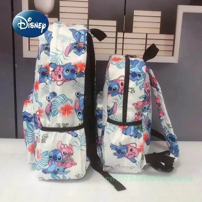 Новый детский рюкзак Disney Stitch, элитный бренд, модные детские школьные сумки, студенческий рюкзак с героями мультфильмов, высокое качество