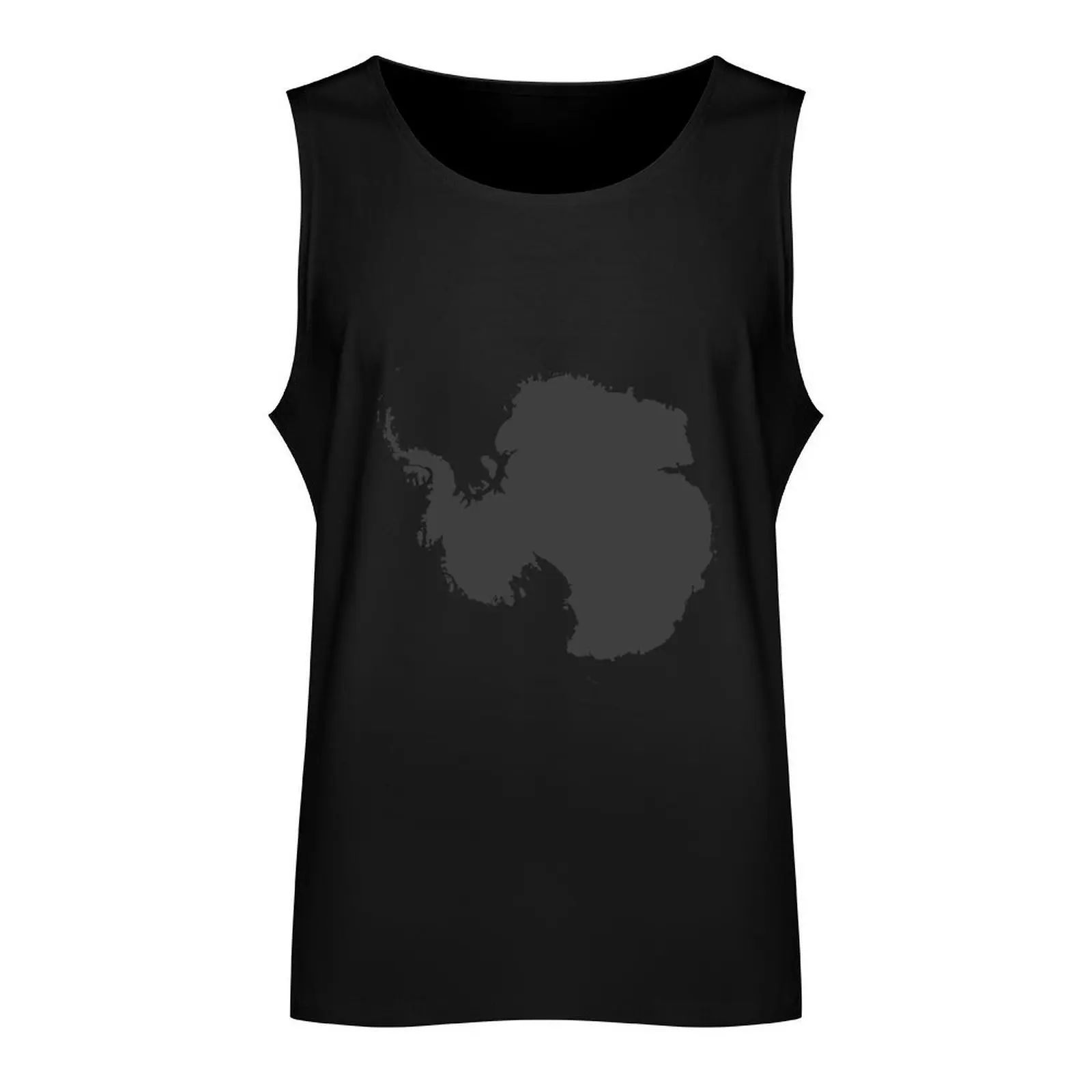 Antarctica Love in Charcoal Tank Top Men's clothes sleeveless shirt man T-shirts men