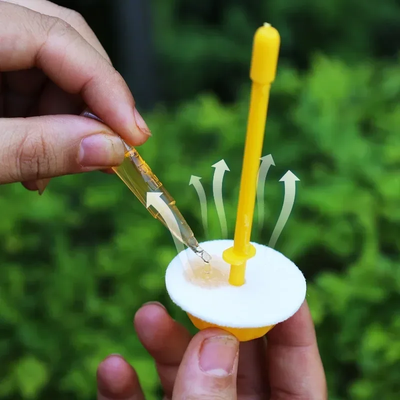 5-1 Stück Wespenfallen Wasserdichte Hängende Hornissenfallen für Innen und Außen Wiederverwendbare Garten-Obst-Blumen-Fliegenfänger Schädlingsbekämpfungswerkzeug – Detail 6