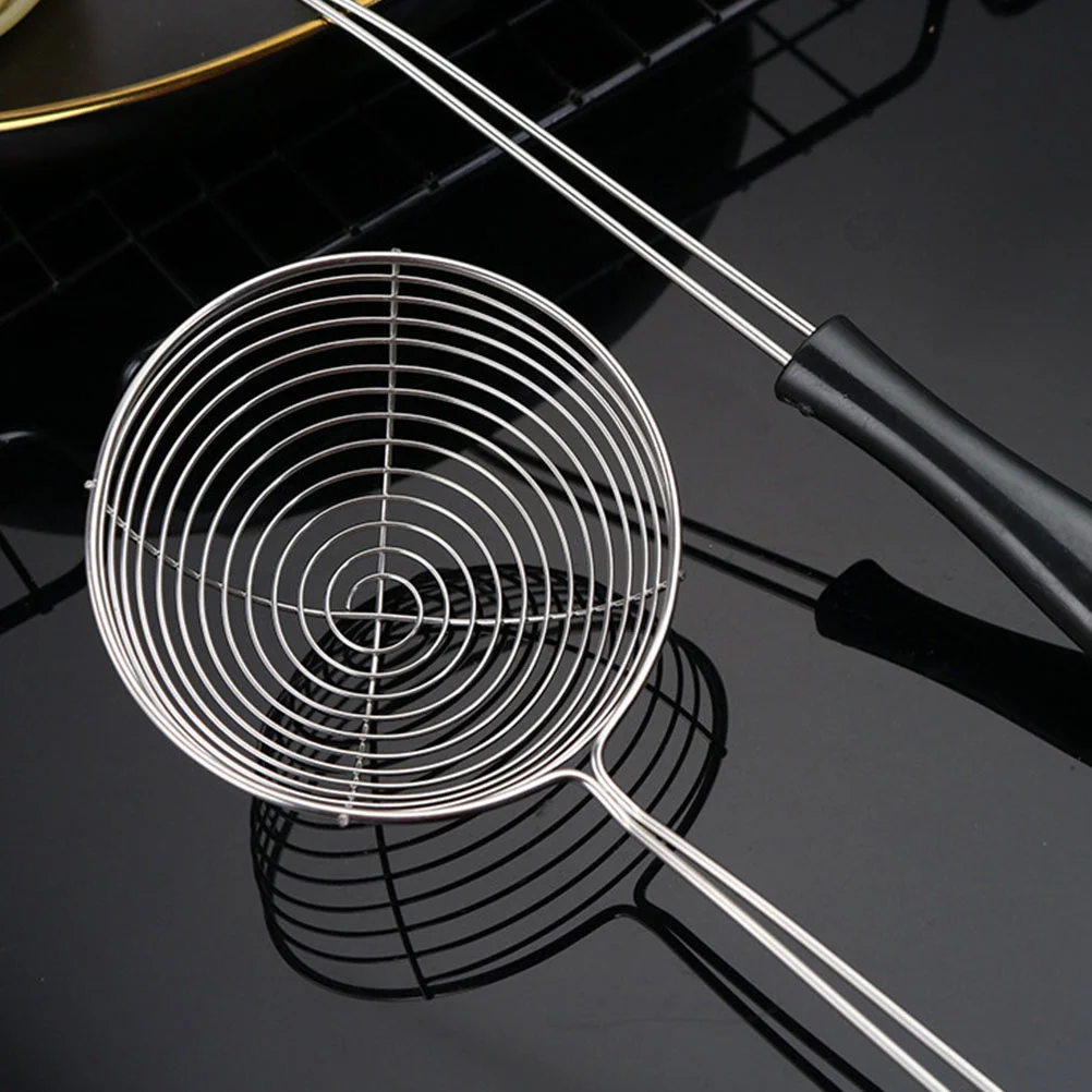 

4 Pcs Stainless Steel Wire Drain Hot Pot Spoon Kitchen Utensil Scoops Food Strainer Skimmer Home Sieve Colander