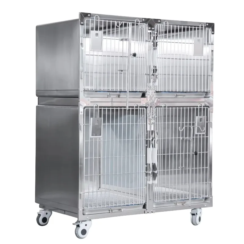 

Yishanghe Factory Price Veterinary Dog Cage with Wheels for Pet Hospital
