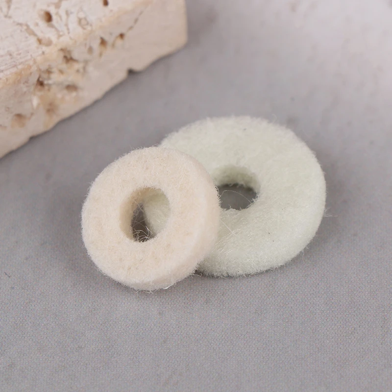 

10Pcs Music Store Supply Accessories Organ Key Felt Washers Pads For Wind Instruments Repair Replacement Parts