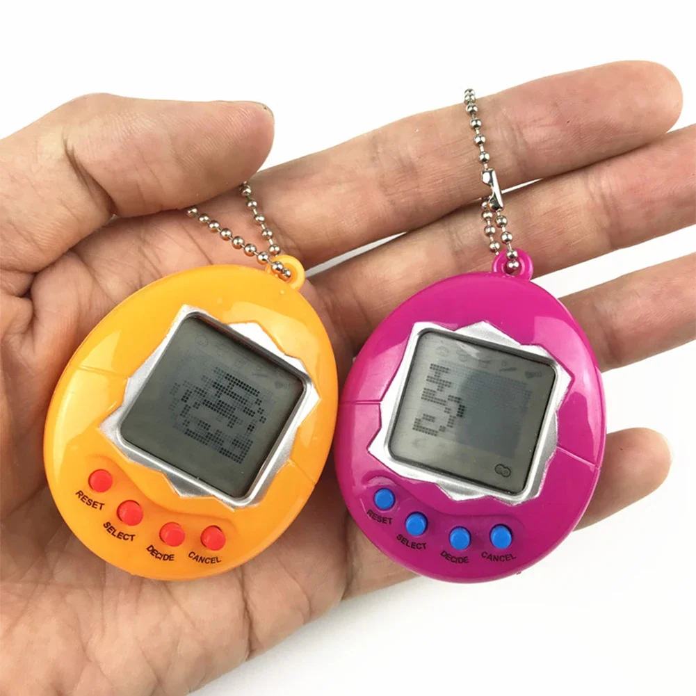 Regalo di Capodanno per bambini Gioco elettronico creativo per animali domestici Tamagotchi Giocattolo Giocattoli elettronici per animali domestici virtuali Mini portachiavi Regali per bambini