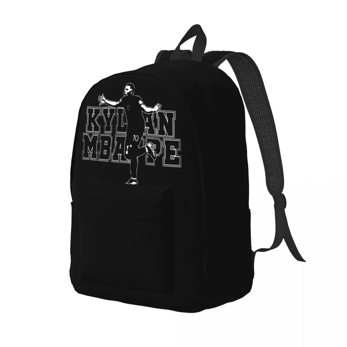 Soccer Mbappe Km Logo Sport Lover Backpack for Men Women Cool Student Work Daypack Laptop Canvas Bags Sports