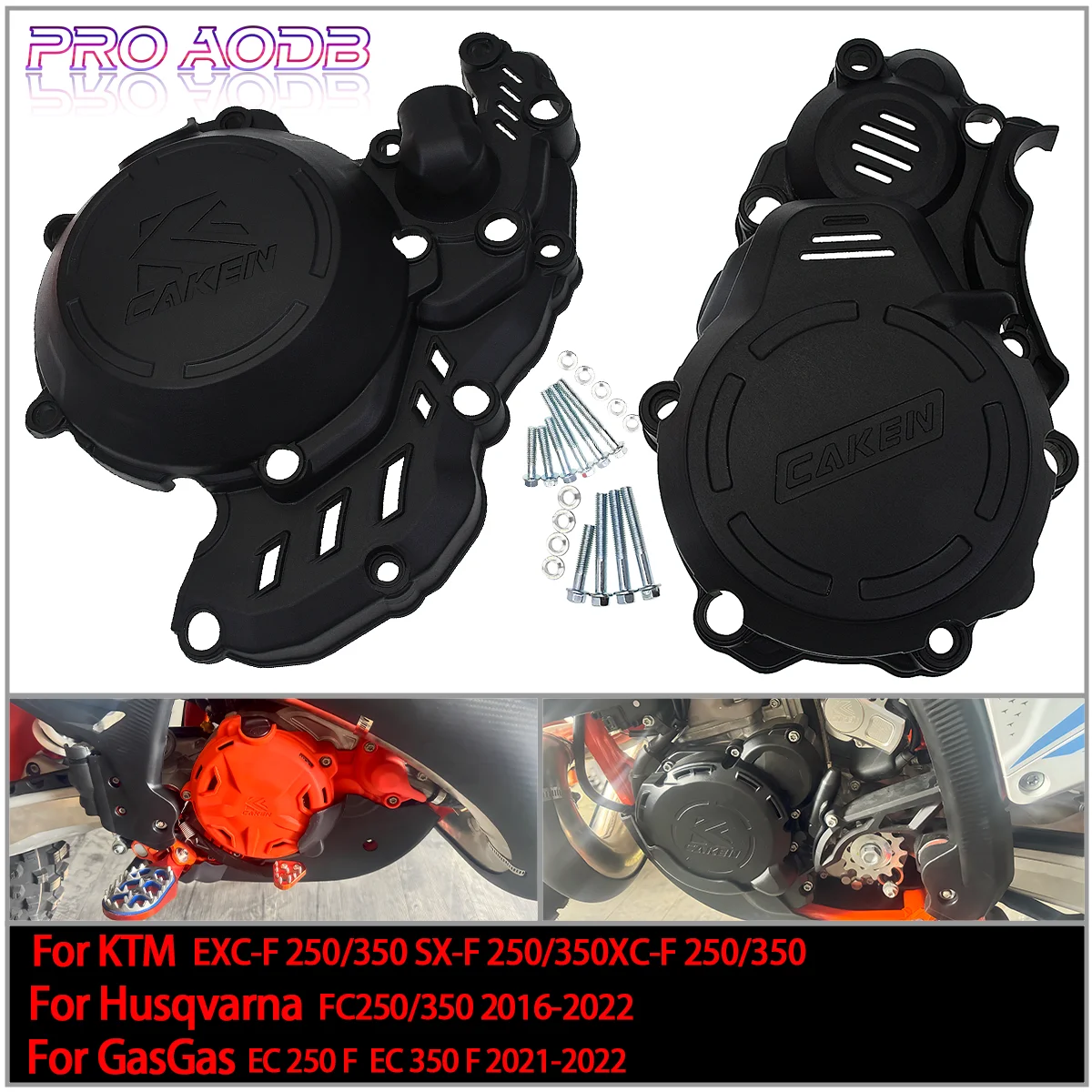 

Motorcycle Ignition Clutch Cover Guard Protector For For KTM EXCF SXF XCF XCFW 250 350 FREERIDE 4T EXC-F Husqvarna FC FE FX