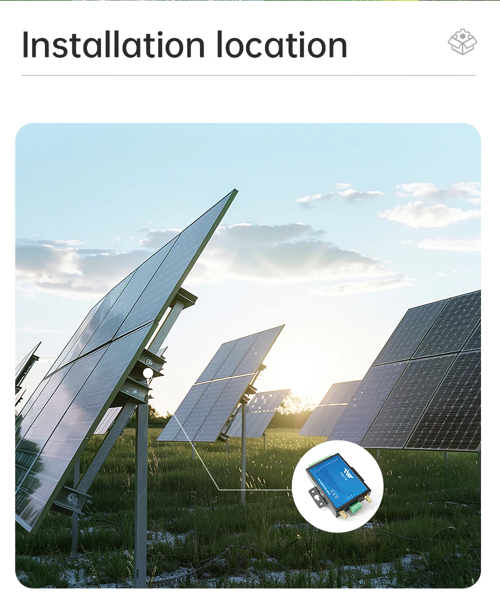 3-axis Solar Tracker WT-SEM01, Angle Automatic Adjustment, GPS Photovoltaic Tracking Control 0.2° Accuracy Solar Tracking System