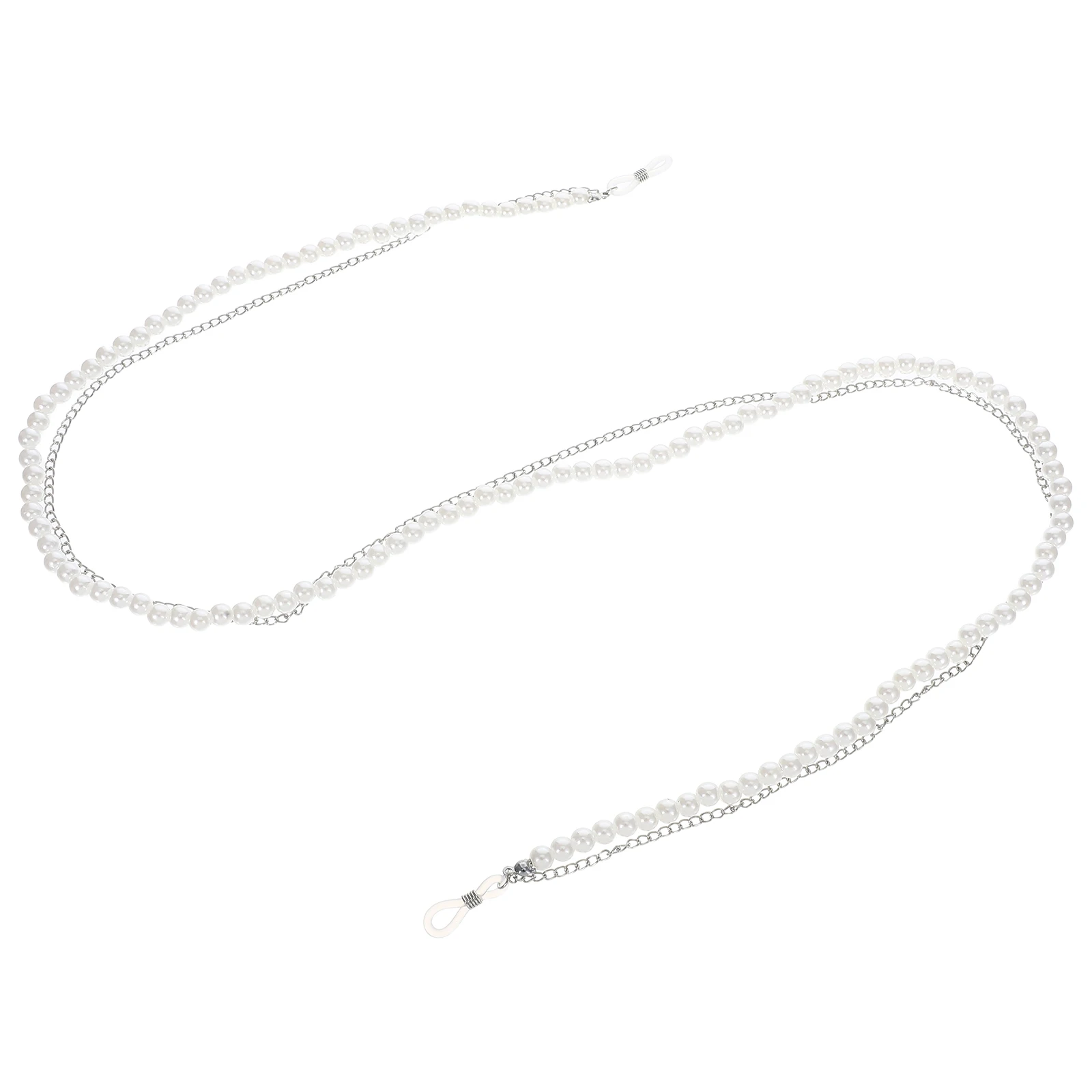 

Anti-Slip Faux Pearl Glasses Chain Cords for Women Eyeglass Chains Neck Strap Holder Lightweight Beaded Spectacle Retainer