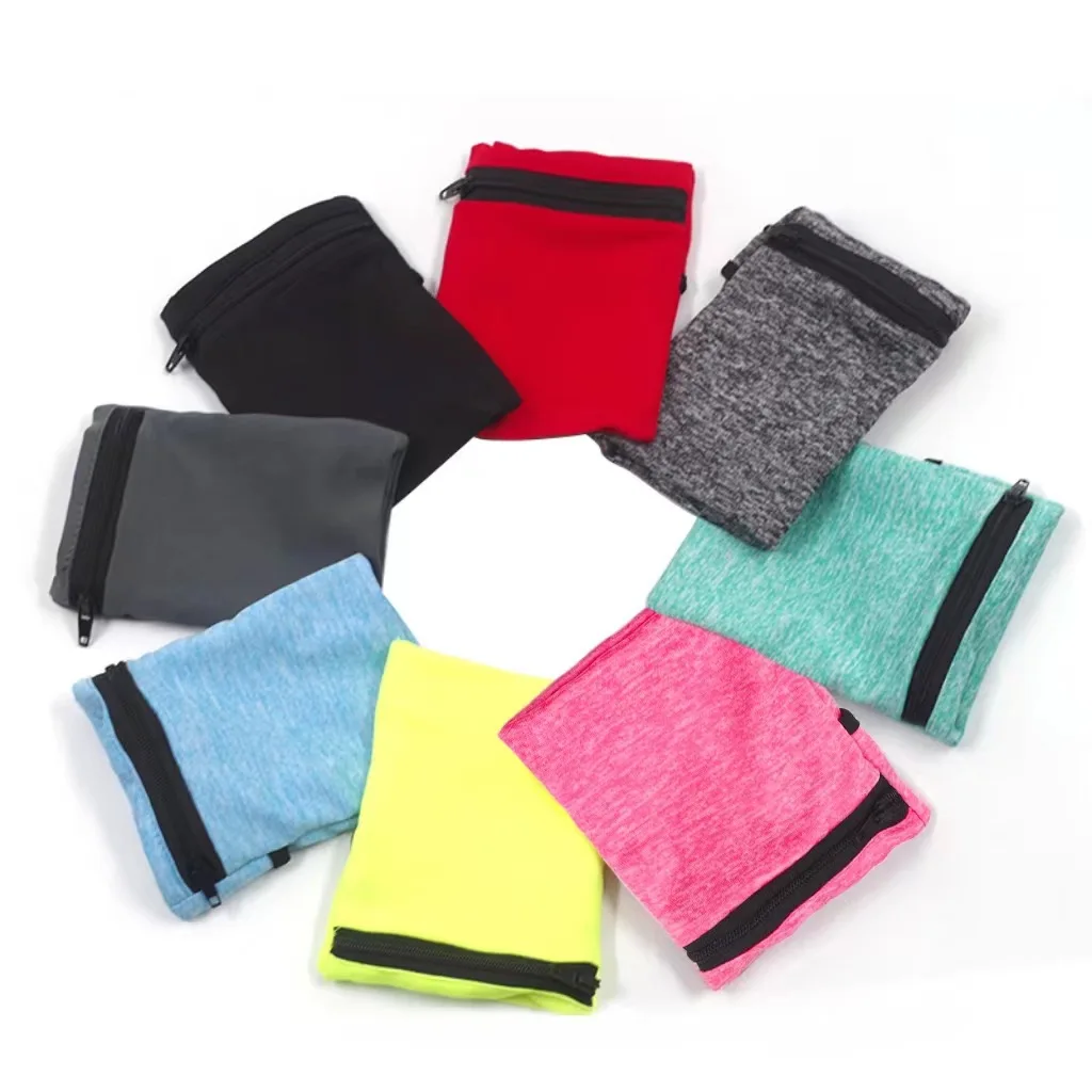 محفظة معصم بسحاب للنساء والرجال، محفظة معصم للجري، محفظة معصم للمشي لمسافات طويلة والركض والسفر #1