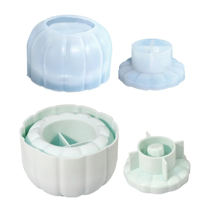 Pumpkin Storage Box Silicone Molds Jewelry Box Molds Epoxy Resin Molds Handmade Jar Making Mould for Art Craft Making