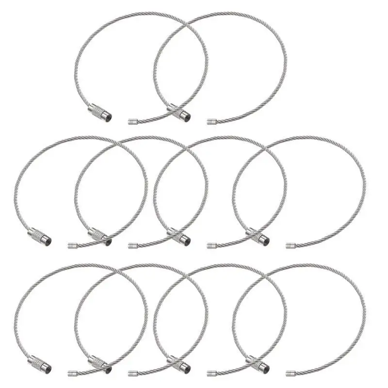

A52E Cable Keys Rings Wire Rings Wire Rope Stainless Steel Material for Travelers