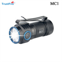 Trustfire MC1 Usb Rechargeable Flashlight 1000Lumen EDC LED Lamp Magnetic 2A Fast Charging Torch Light with Magnet Lantern