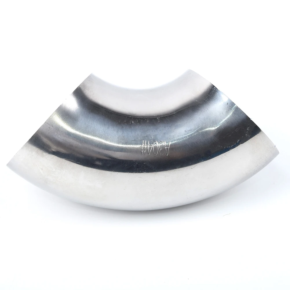 Automotive Exhaust Fitting 90 Degree Stainless Steel 304 Elbow with 1.5D Bending Radius for Pipe Bends and Repairs