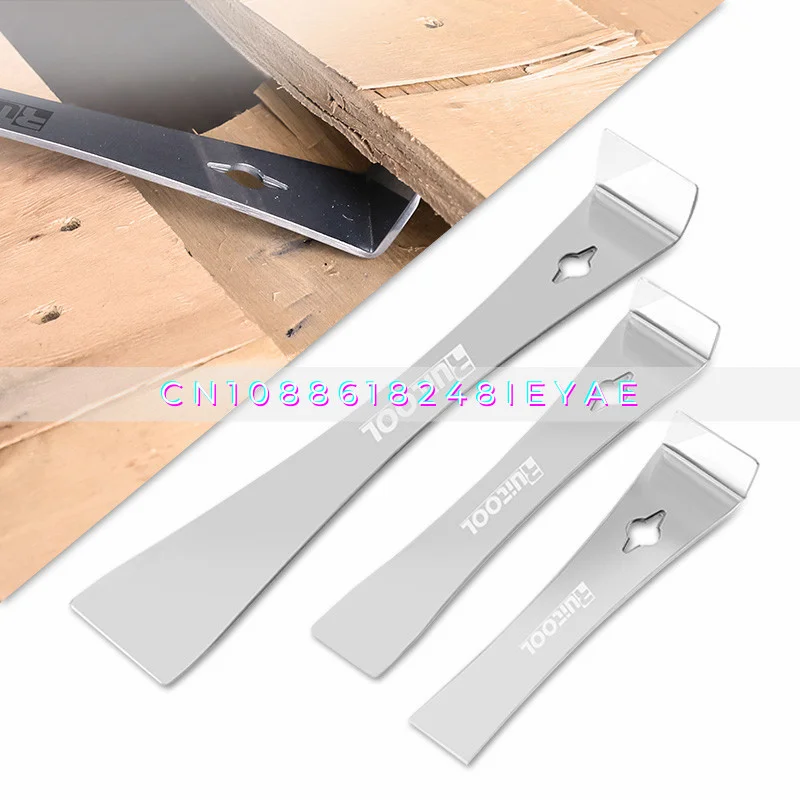 

Stainless Steel Crowbar, Car Disassembly and Modification of Metal Pry Plate, Flat Mouth Scraper, Spatula, Beekeeping Tool