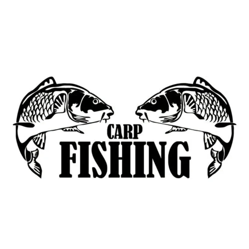 

Fashion Carp Fishing Animal Interesting PVC Car Styling Stickers Decals Decor Cars Sticker Auto Decoration Decal Accessories