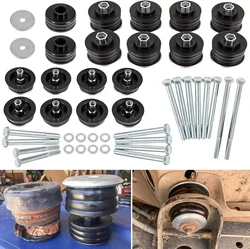 Super Duty 2/4WD Body Cab Mount Bushing Kit Black Red For 08-16 Ford F250 F350
