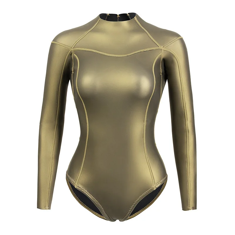 

Bikini free diving wetsuit surf suit one-piece swimsuit titanium coated wetsuit high elastic waterproof