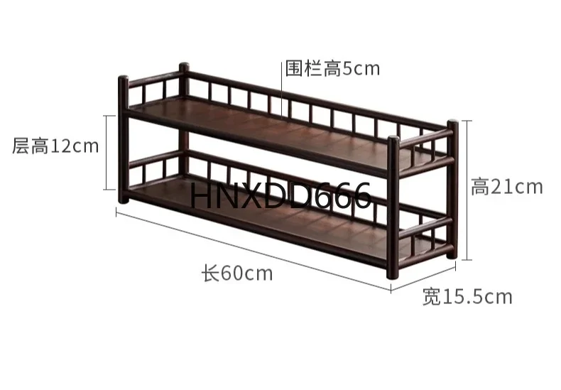 Desktop side tea set storage rack rack