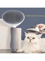 Pet Dog Brush Cat Comb Self Cleaning Pet Hair Remover Brush For Dogs Cats Grooming Tools Pets Dematting Comb