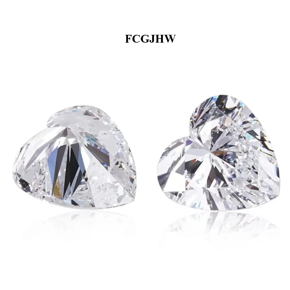 FCGJHW 1CT Heart Shape DEF VVS-VS Melee Lab Grown Diamonds 3X3mm - 6X6mm Small Lab Created Diamond for Women Wholesale 2026