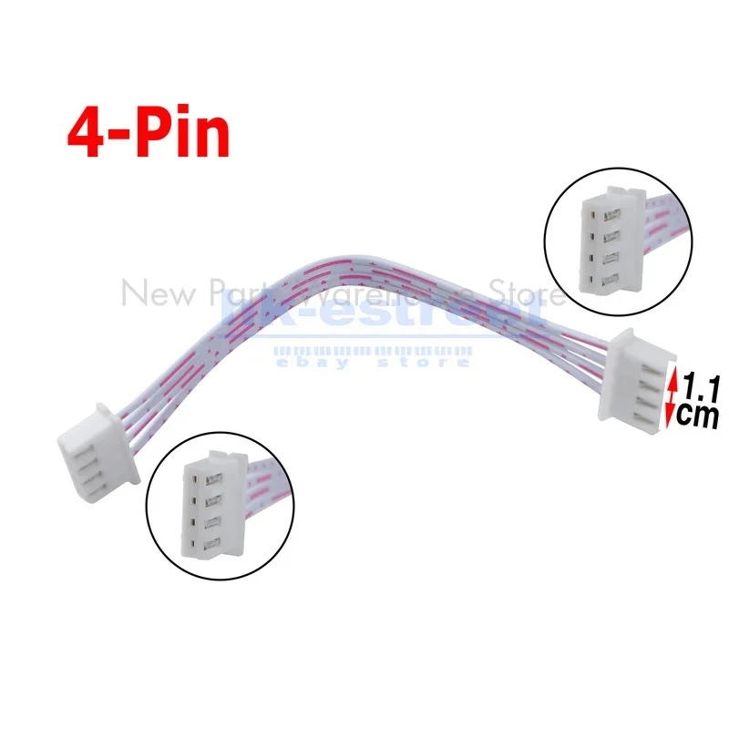 L 4-Pin 2.54mm Pitch Female to Female JST-XH Connector Cable Wires 10/20/30CM