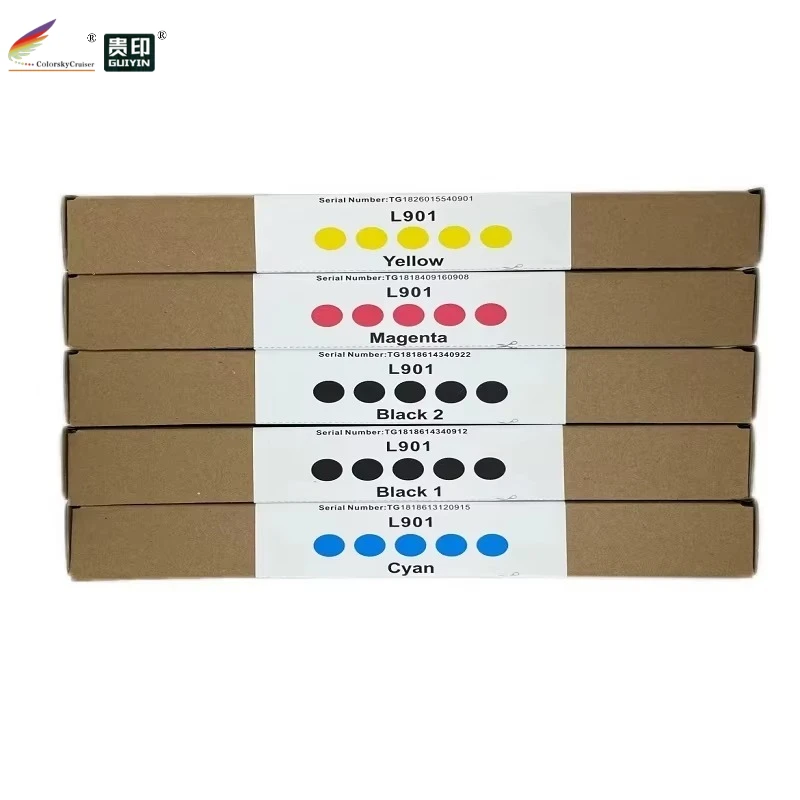 

A Set of Ink Cartridges Compatible for Afinia Label Afinia L901/CP950 Ink Memjet Memjet AFINIA Cp950 L901 Label Printer