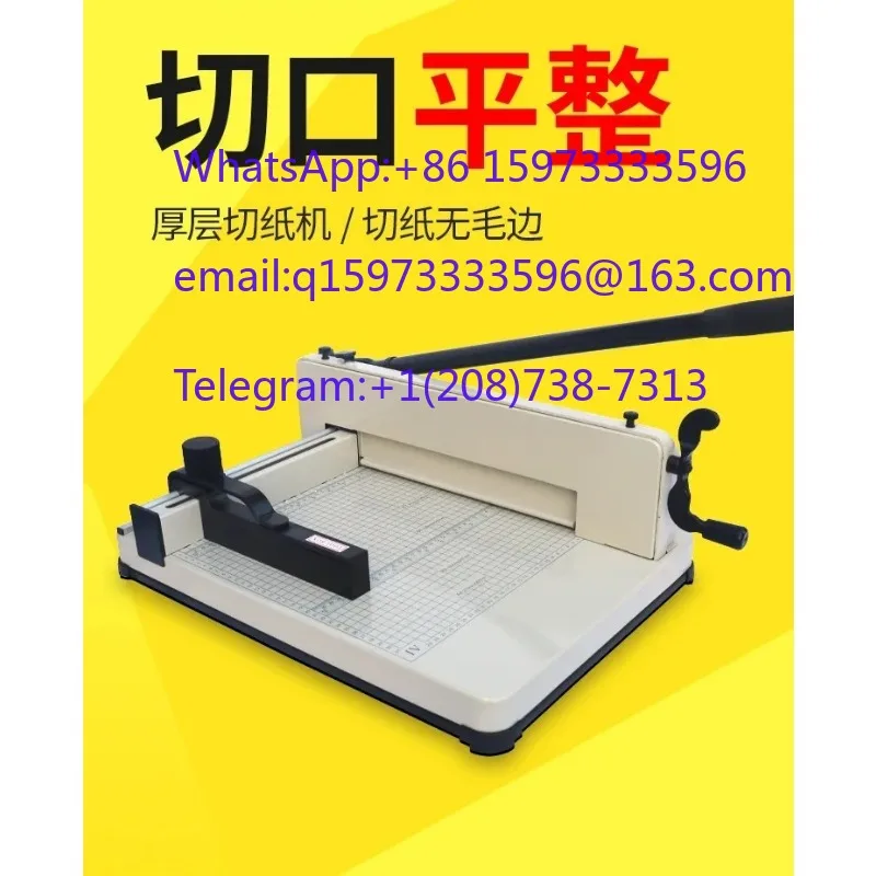 A3 manual thick layer paper trimmer 858A4 868 heavy duty cutter for graphic tender binding office paper processing