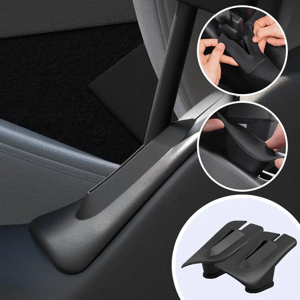 テスラ モデル3 Y 2021+用 シリコン製シート隙間埋め 2個セット 簡単清掃 シートオーガナイザー シート間落下防止 車内アクセサリー