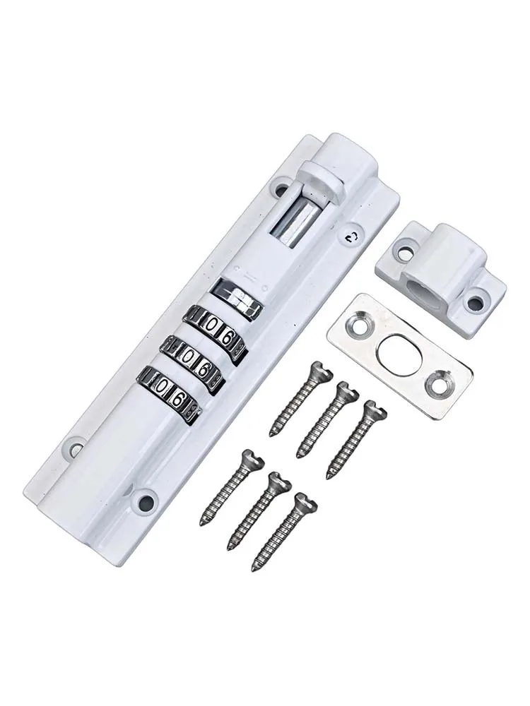 Password Bolt Lock Outdoor Waterproof Door Bolt Wooden Door Safety Locks Anti-theft Password Lock Buckle Digital Door Lock
