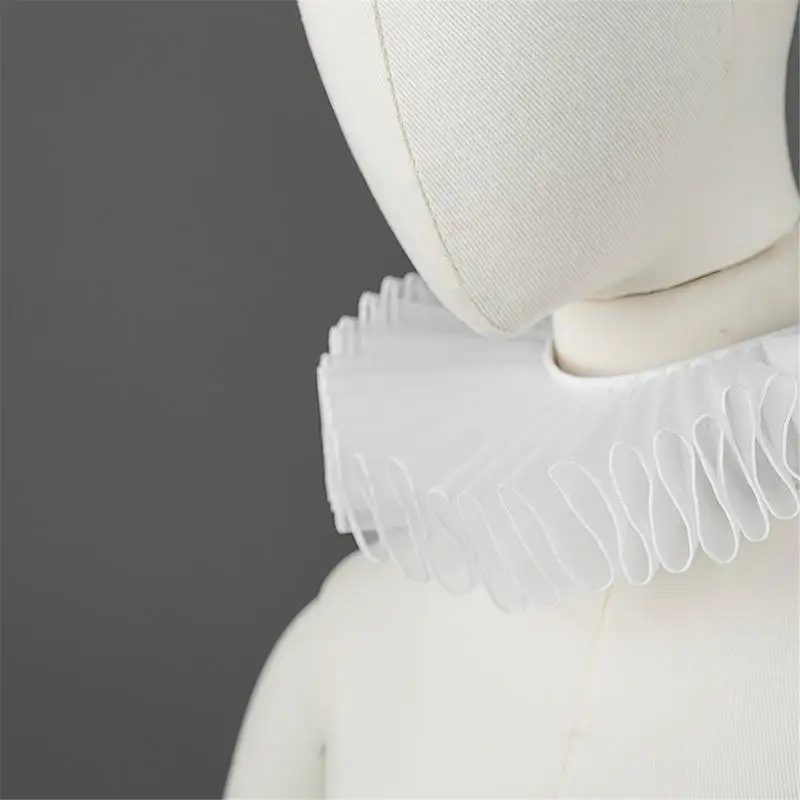 Elegant Mesh Ruffled Collar For Men Women And Kids Prom Casual Wear 