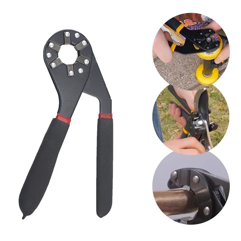 6in/8in Adjustable Torque Spanner Tool Mini Magic Open Car Repair Multifunctional Outer Hexagonal Wrench Home Tools