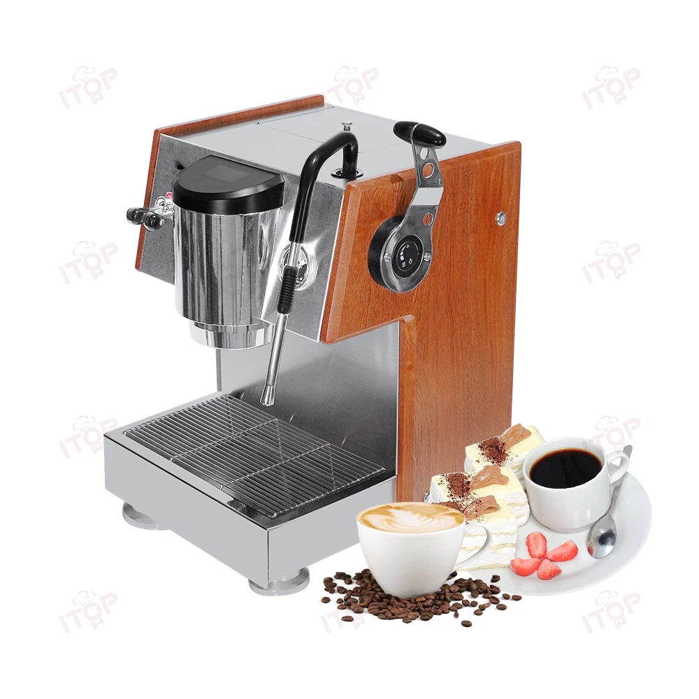Gold Seller Espresso Electric Coffee Maker Home Coffee Machine Latest Semi-automatic Three-stage Pid Control Touch Screen Modern
