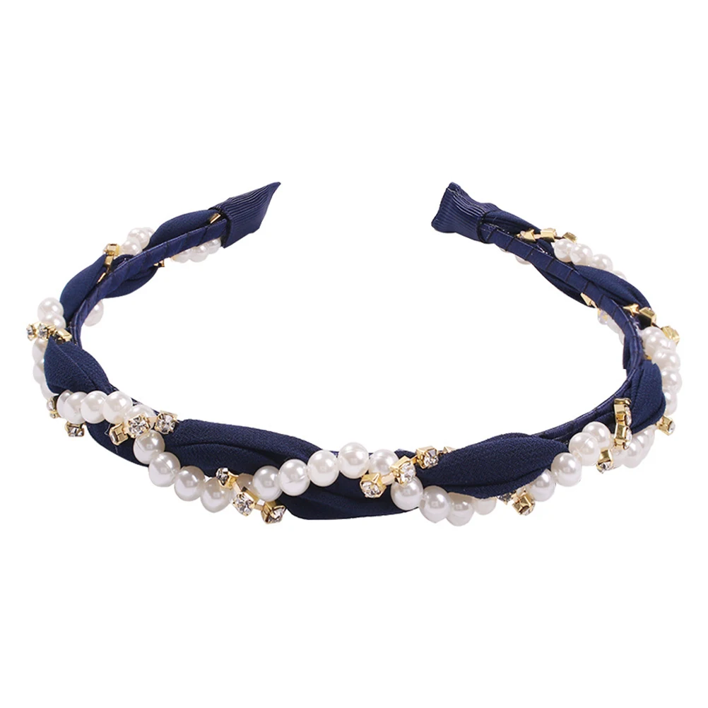 

3pcs Faux Pearl Headband Women Hair Fashion Hoop Imitation Pearls Elegant Accessories Hairstyle Party Use