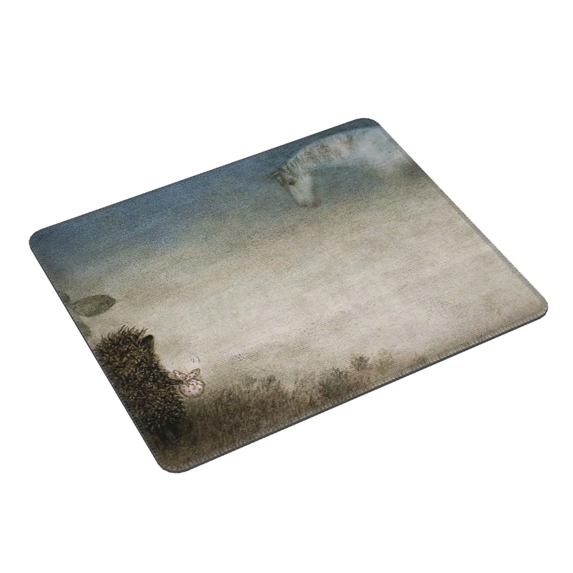 Hedgehog in the fog Mouse Pad Computer Keyboard Mouse Mat Gaming PC Laptop Desk Mat Office Accessories Table Mats
