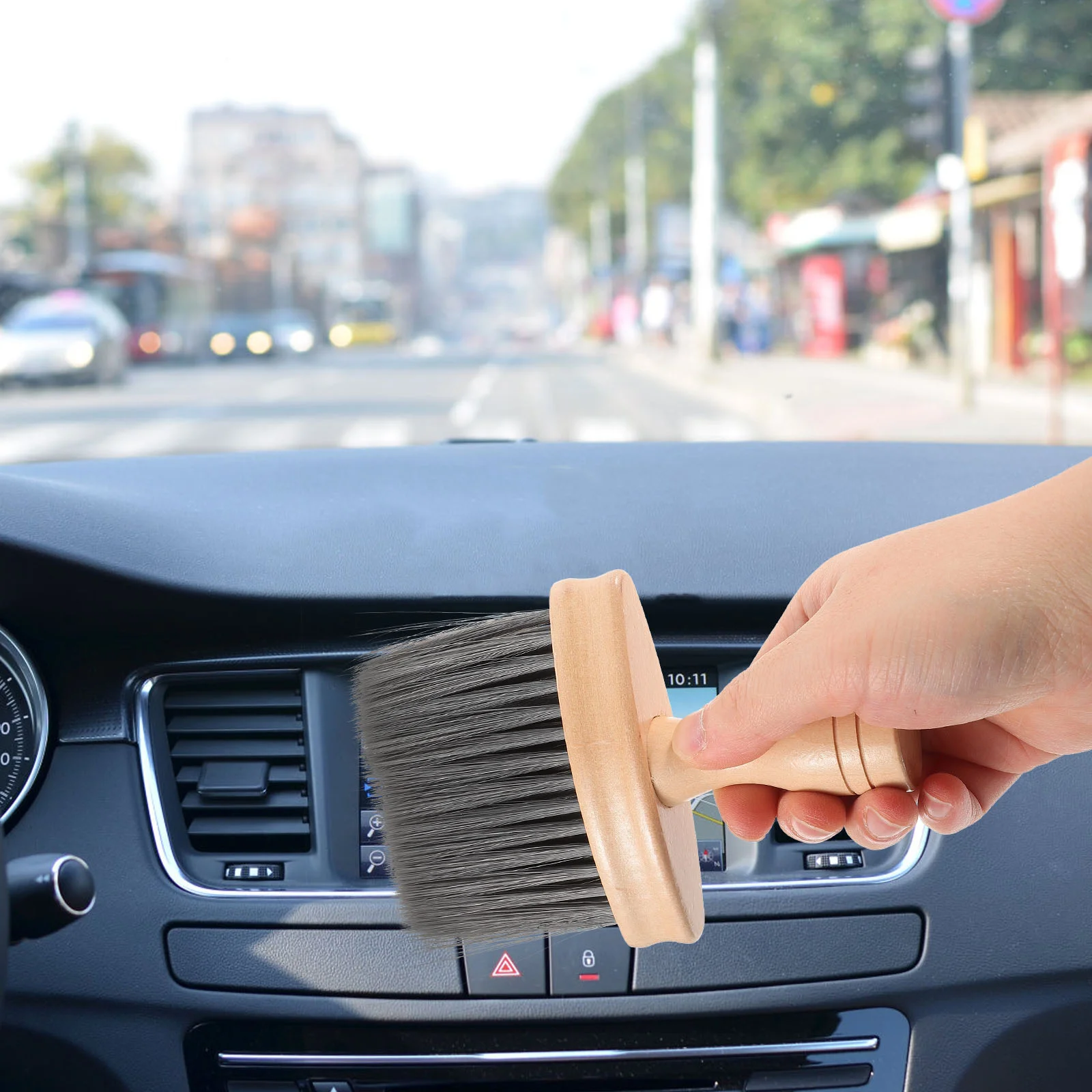 

Car Cleaning Brush Duster Detailing Air Vent Cleaner Interior Sweeping Soft Automotive