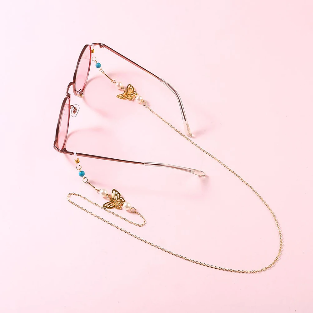 

Цепочка для очков, прочный материал, нескользящая, идеально подходит для путешествий, активного отдыха в помещении, аксессуары для очков, подвесная веревка для очков