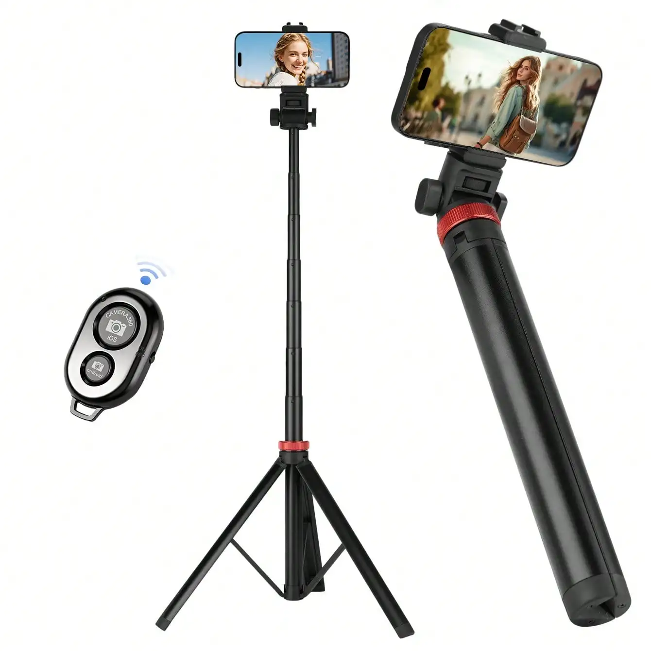 

Features Adjustable Height, Sturdy Base, And Premium Tripod Design For Travel. Compatible With IPhone, Android, Cameras, For Winter Vacation, Travel, Outdoor Activities, Live Streaming, Stable Recording Vacation Travel Outdoor Activities Live Streaming St