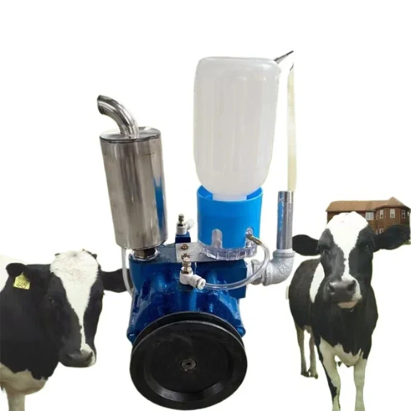 Vacuum Small Milking Machine Pumping Machine Milking Vacuum Pump Cow Sheep Camel Milking, Integrated Pump