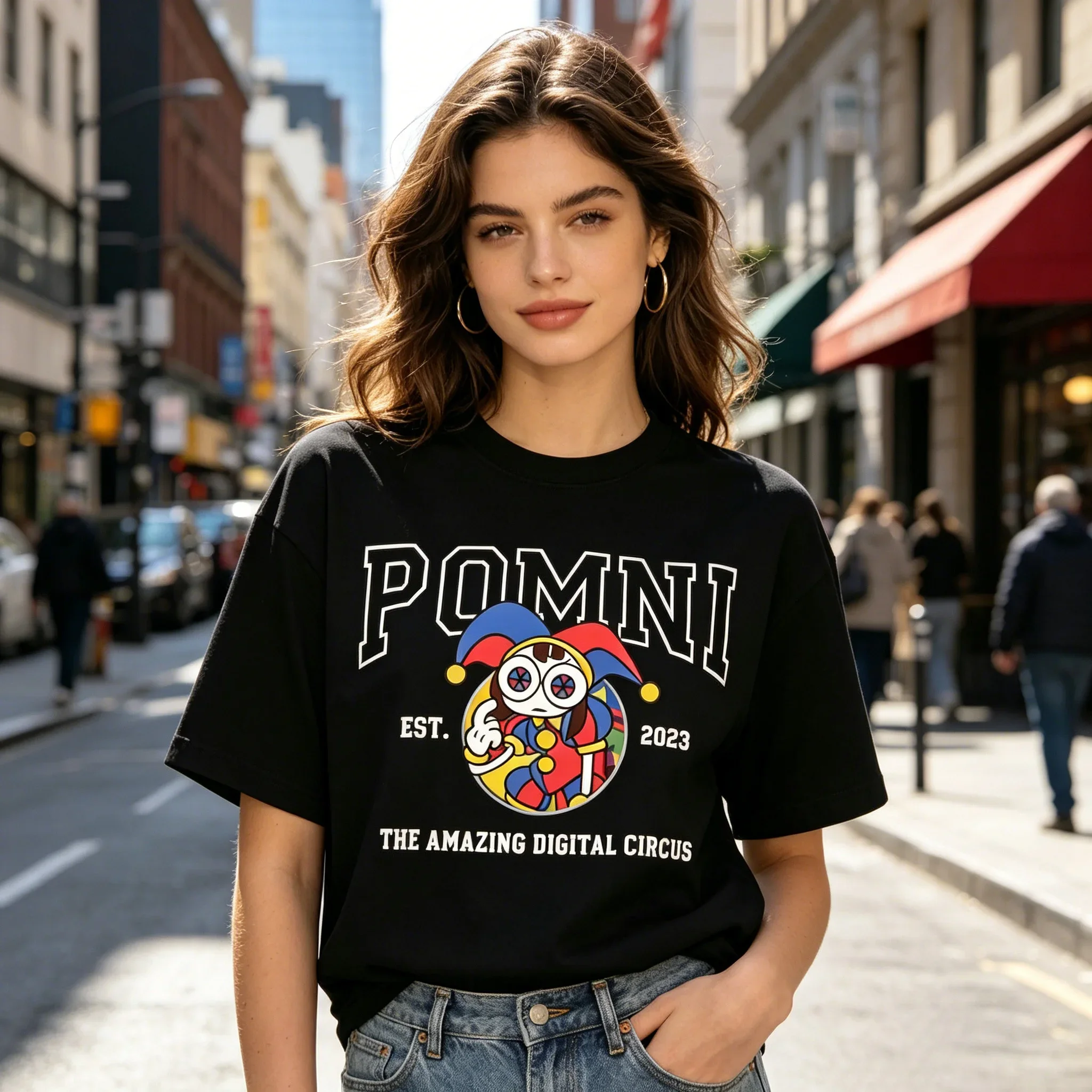 Jax Pomni Characters kids T-Shirt, The Amazing Digital Circus Fan Gift, The Amazing Digital Circus Characters Shirt, Anime