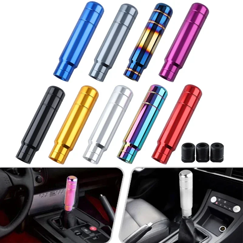 13cm JDM Style Aluminum Car Gear Shift Knob Shifter Lever Head For Car Manual Transmission  have Multiple colors