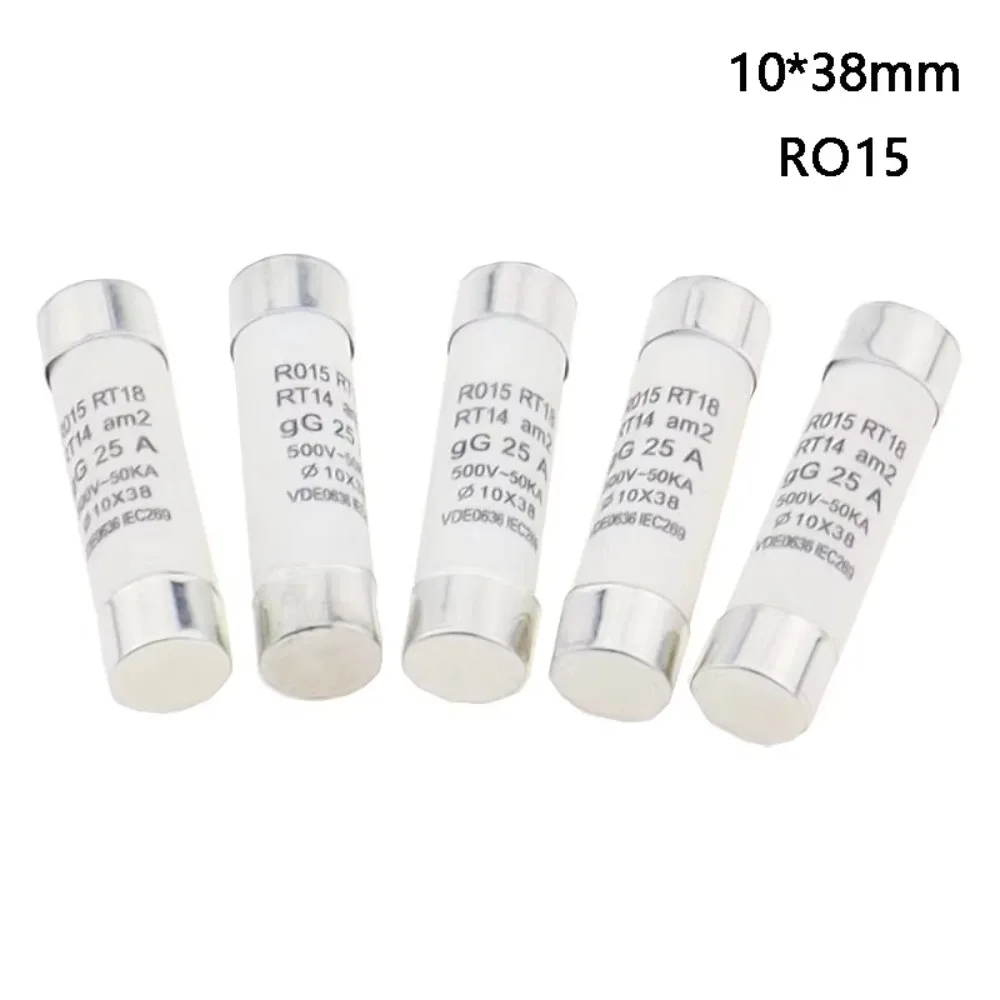 

10/20 piezas 10*38 fusible cerámico soplado rápido 10x38mm fusible 500V 500V-50KA 1A 2A 3A 4A 5A 6A 8A 10A 16A 20A 25A 32A 40A