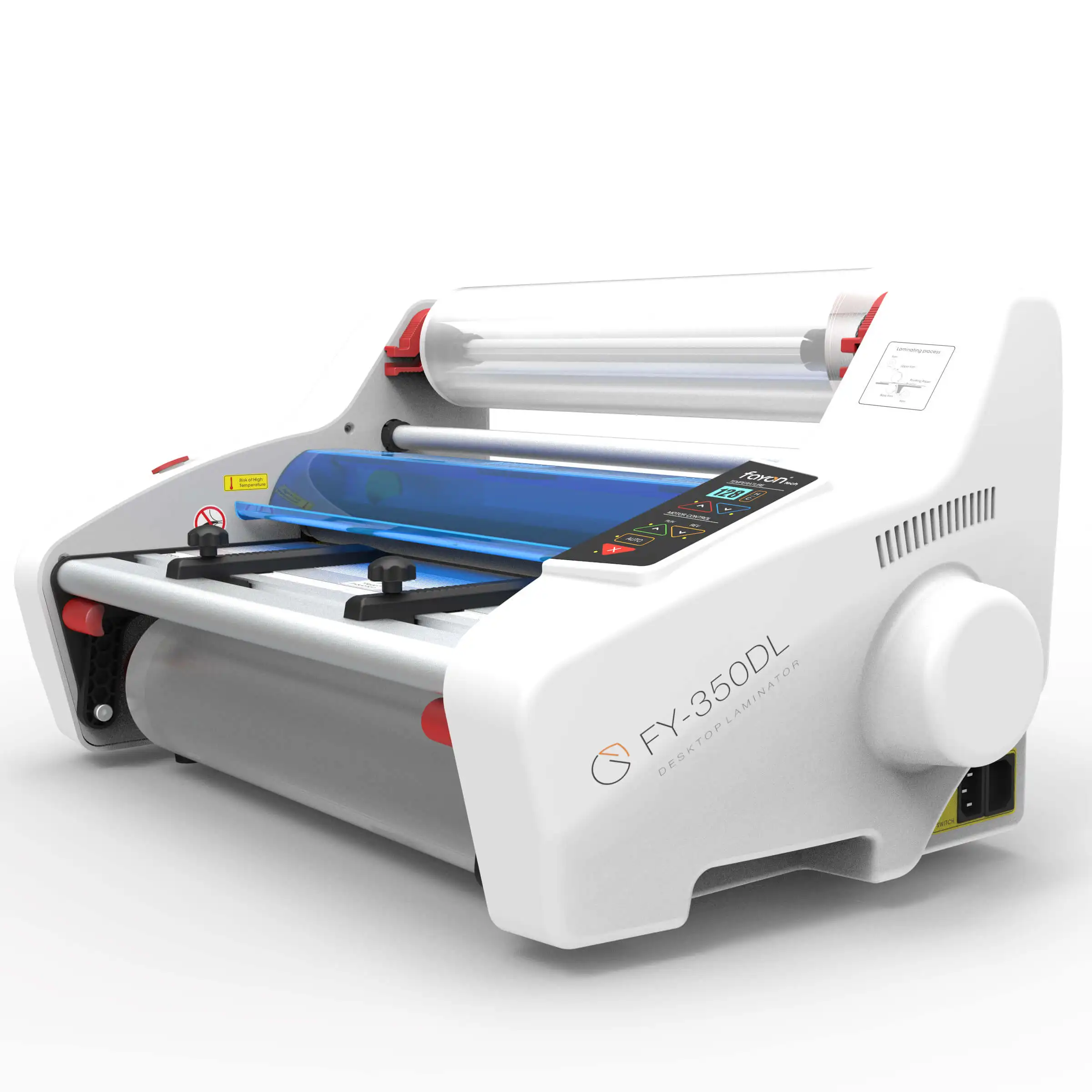 L733 FY350DL Desktop Double Sides Auto Roll Hot Laminator Machine A3 Laminator Roll For A3 A4 Paper